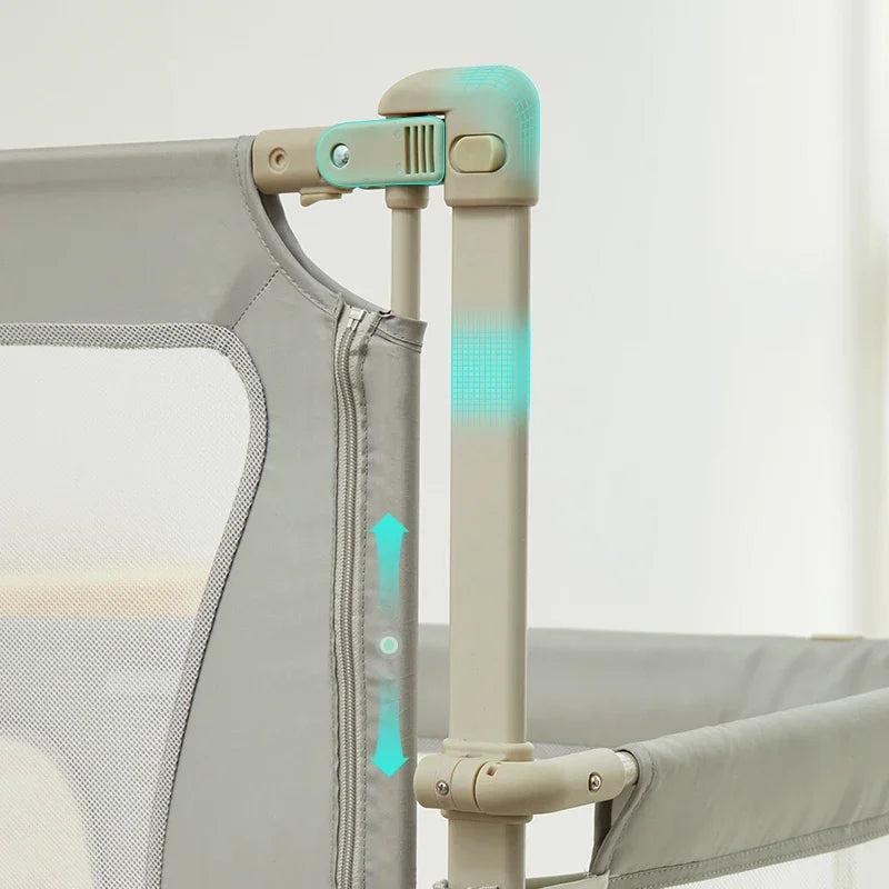 IMBABY Handrail Bed Safety Children Baby Safety Bed Barrier Liftable Bed Guardrail for Kids Crib Fence Protection for Baby Rails