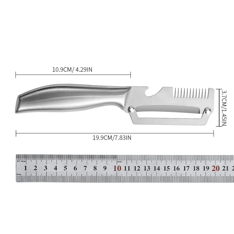 Stainless Steel Kitchen Peeler Potato Pumpkins Peeler Non-slip handle Household MultiFunction Vegetable Peeler ProfessionalGrade