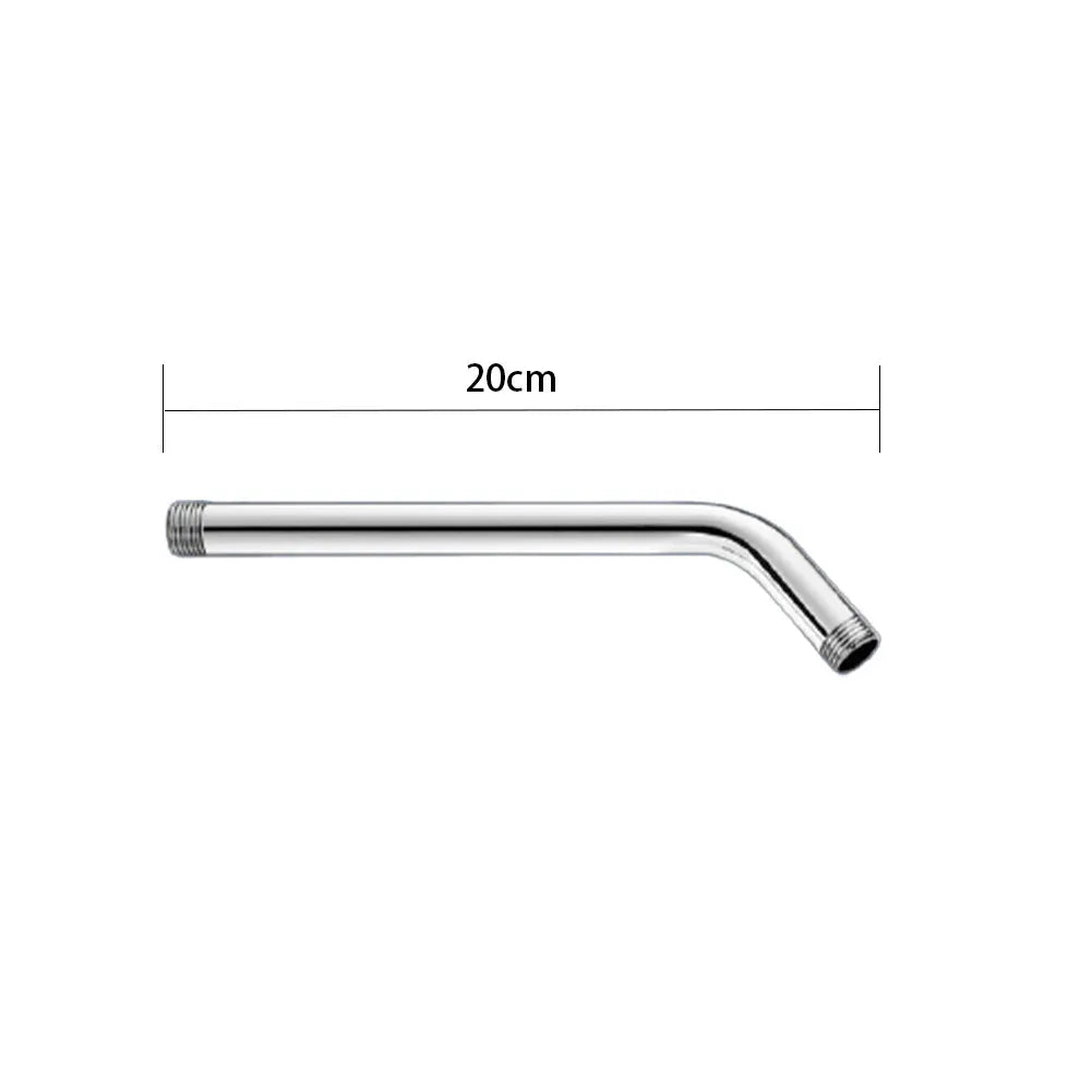 1PC Shower Head Extension Arm Wall Mounted Tube Rainfall Shower Tube Extend Pipe Water-saving Faucet Regulator Stainless Steel