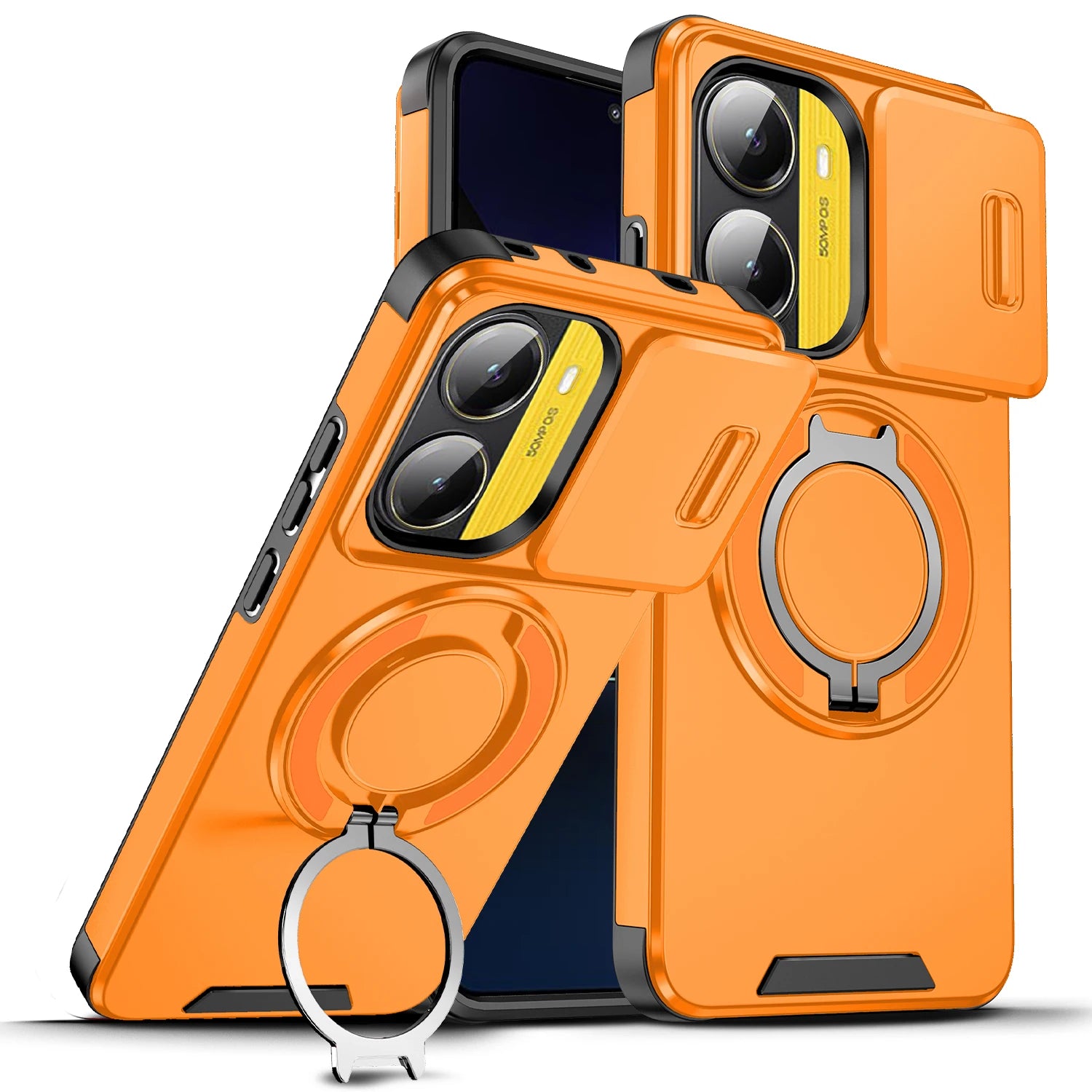For Poco X7 Pro 5G Case Lens Protect Shockproof Armor Cover for Poko Little X7 X7 Pro X7pro Pocox7pro Car Magnetic Holder Funda