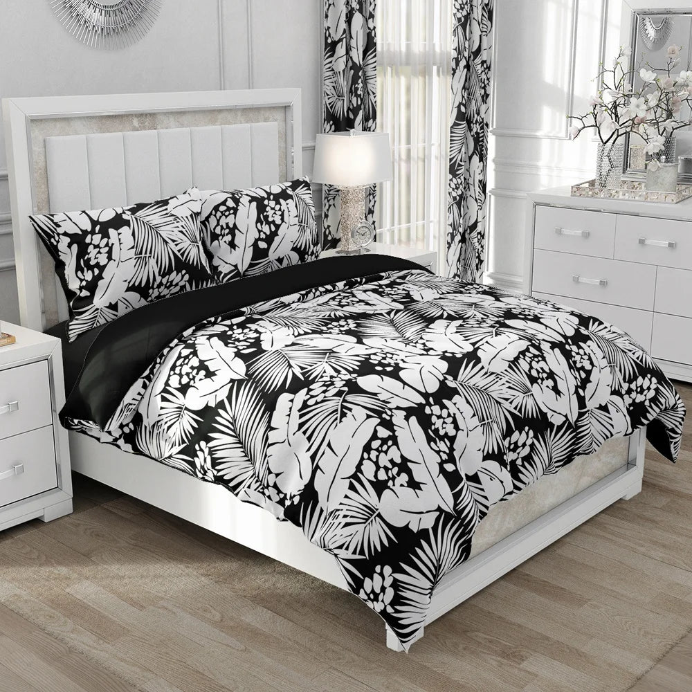 Nordic Linen Bedding set Duvet cover set King/Euro/240x220 size Bed Set Blanket/Quilt Covers for home Bedclothes bird
