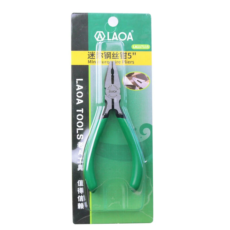 LAOA 5 Inch Mini Wire Cutter Pliers Needle Nose Pliers Diagonal Cutting Pliers Durable Hand Tools For DIY And Electrical Work