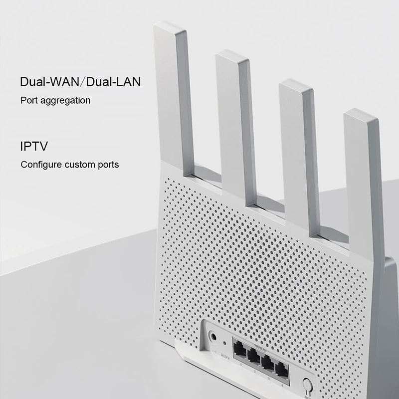 XIAOMI Router BE3600，WiFi 7 Dual-band Qualcomm Quad-core Processor，3570Mbps Dual WAN LAN VPN，Chinese Version With Adapter