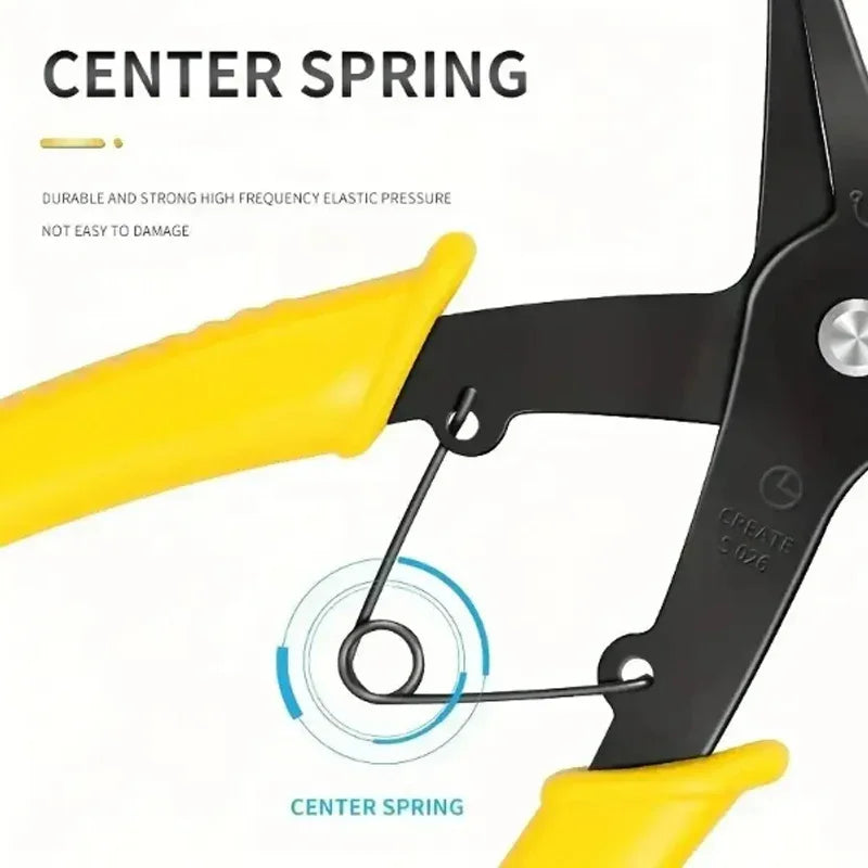 Internal External Dual-Purpose 2-In-1 Spring-Loaded Pliers Snap Ring Mounting And Dismounting Tools Hardware