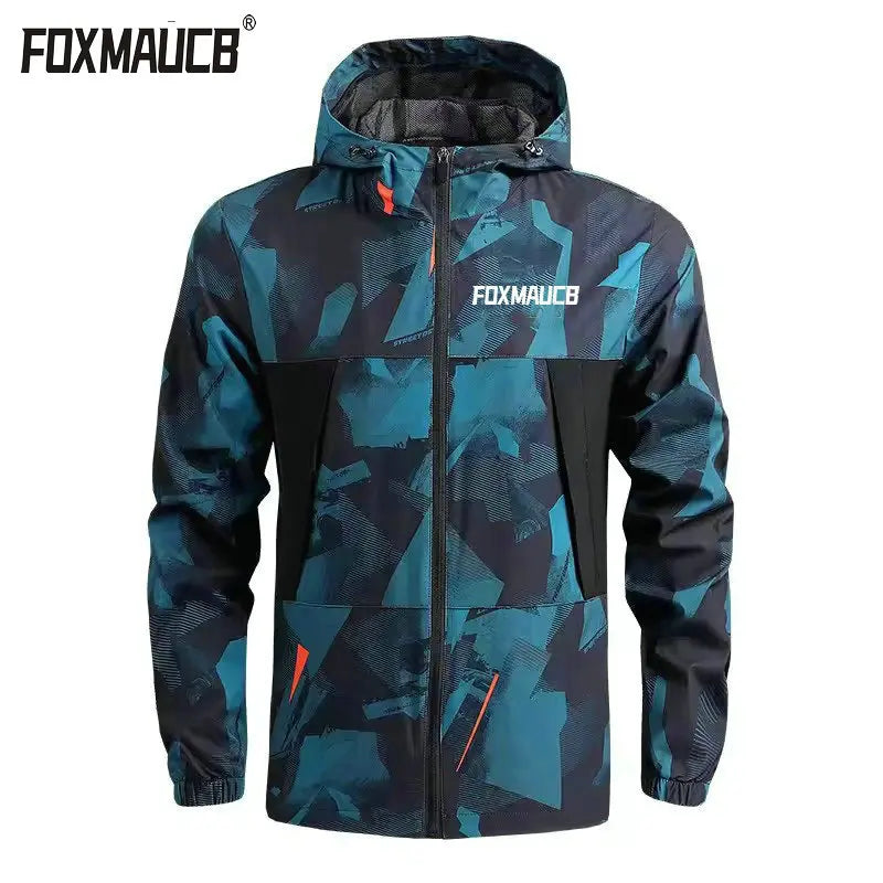 FOXMAUCB 2026 New Men's Motocross Bicycle Hiking Jacket Windbreaker Quick Dry Outdoor Racing Mountain Bike Rompevientos Ciclismo