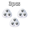 6pcs Adhesive Wheels w/ Stainless Bearings - 360° Rotating Casters for Kitchen & DIY (Easy Install, Compact & Sturdy)