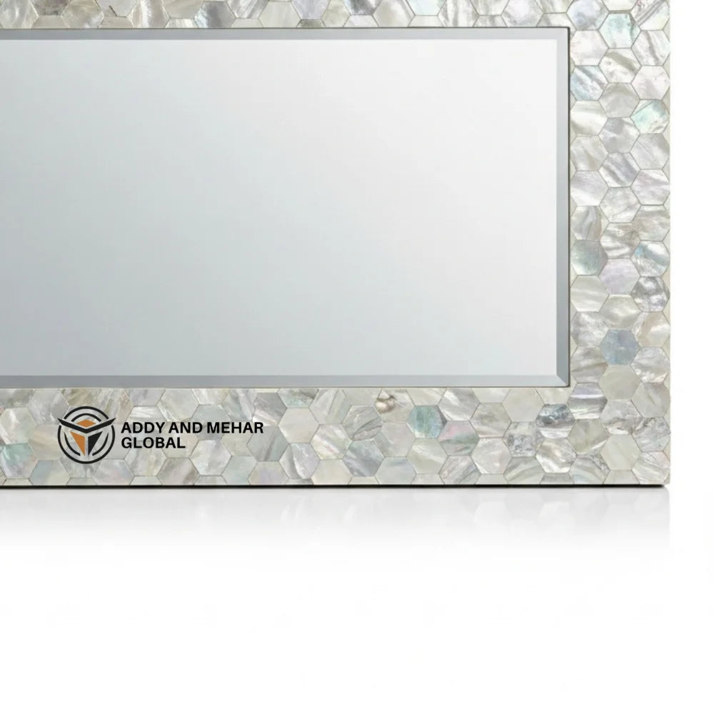 Luxury Square MDF Inlay Wall Mirror Handmade Art Deco Decorative Mirror for Premium Home Dcor and Wedding