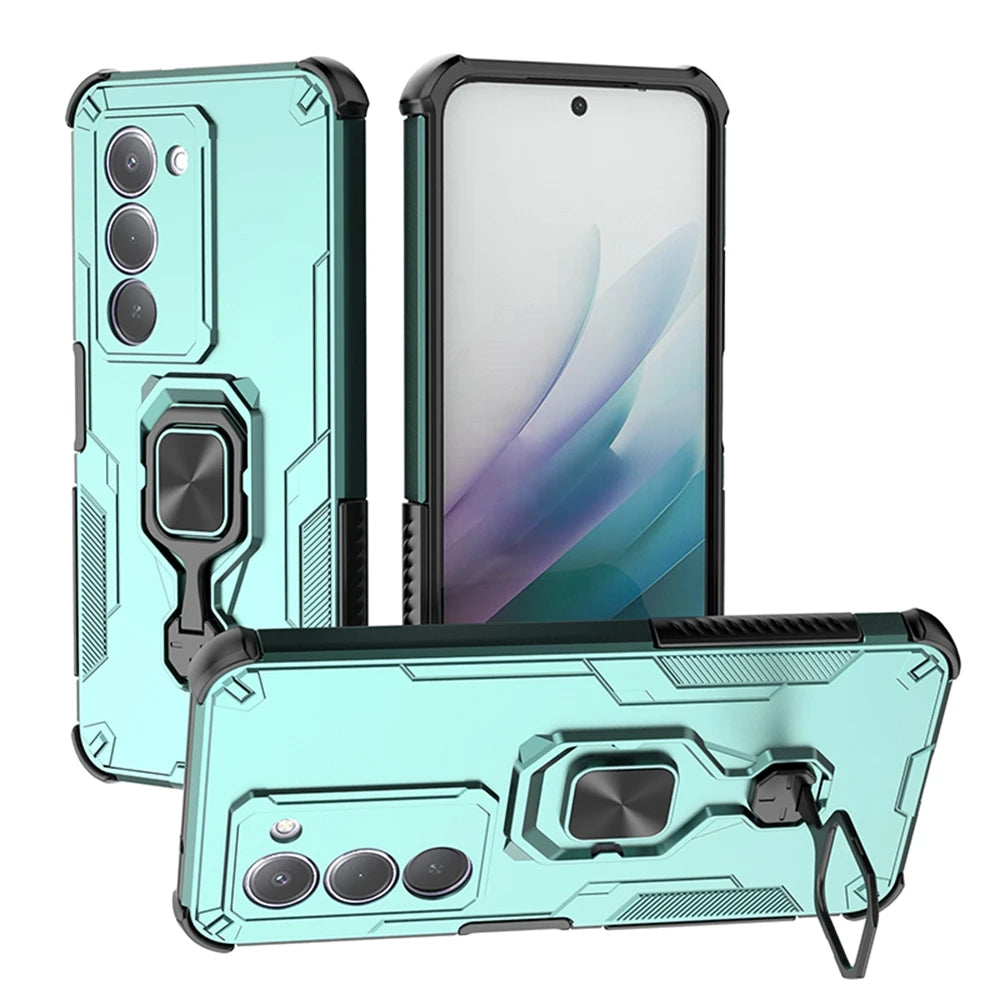 For Xiaomi Redmi 15 5G 169mm Case Magnetic Holder Ring Armor Shockproof Cover for Redmi15 Redmy 15 5G Camera Protect Funda