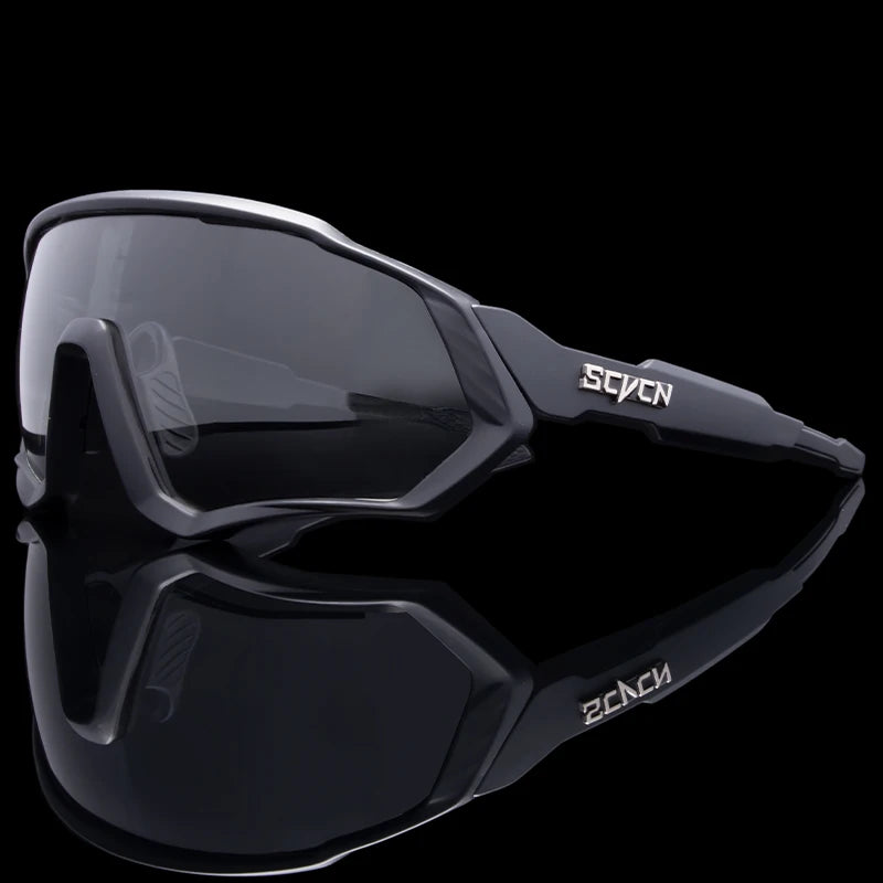 SCVCN Brand Photochromic Sports Cycling Glasses Bicycle Eyewear Mountain Bike Goggles UV400 MTB Road Running Sunglasses