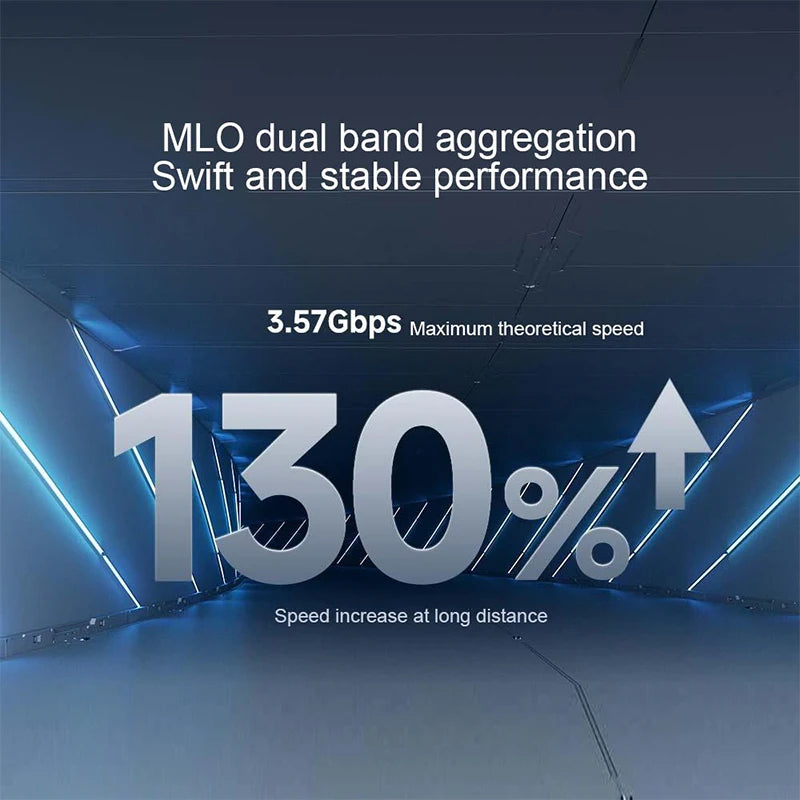 XIAOMI Router BE3600，WiFi 7 Dual-band Qualcomm Quad-core Processor，3570Mbps Dual WAN LAN VPN，Chinese Version With Adapter