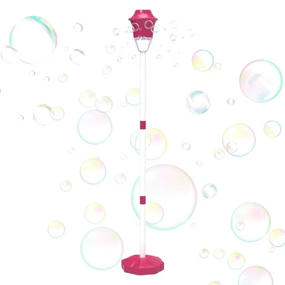Stand Bubble Machine with Lights&music for Outdoor Soap Bubble Blower Suitable for Water Sport Wedding Party Decor Bubble