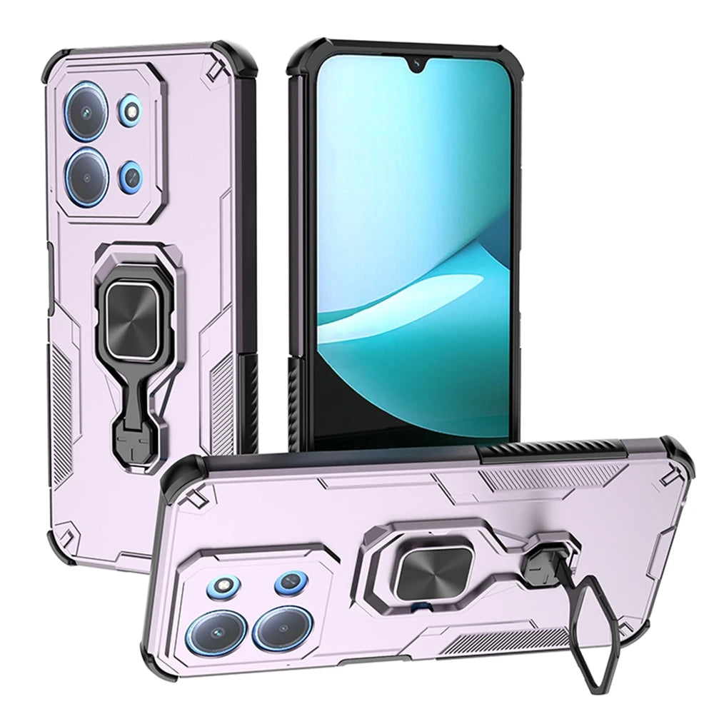For Xiaomi Redmi 15C 4G 171mm Case Shockproof Armor Magnetic Holder Ring Stand Lens Protect Funda For Redmi15C Redmy 15C 15 C 4G