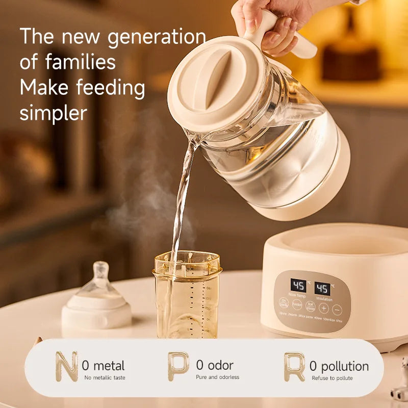 1300ml Electric Kettle Baby Constant Temperature Milk Regulator Multifunctional Electric Kettle 72h Thermostatic Kettle EU 220V
