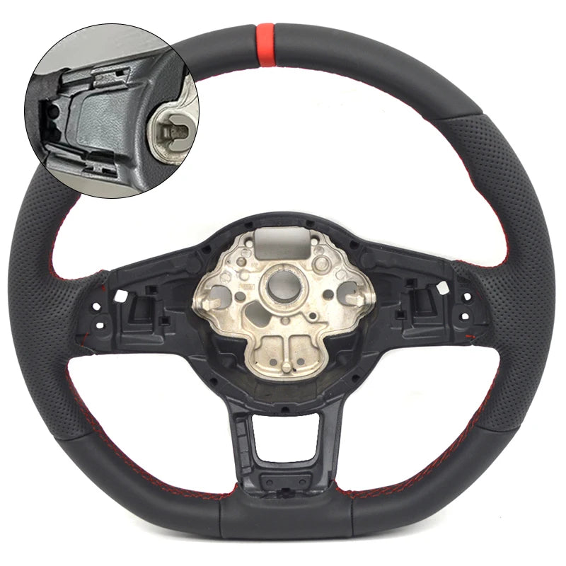 FOR Alcantara Steering Wheel Suitable for VW Golf 7 MK7 R GTI GTE GTD Passat B8 Tiguan MK2 Jetta with Shift Paddles, Car Access
