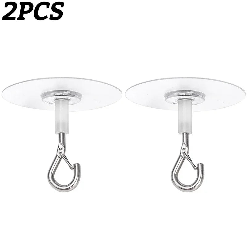10Pcs Self Adhesive Ceiling Hooks Wall Mounted Hanging Basket Hooks Plant Flower Pot Hanging Rack Home Heavy Duty Storage Tools