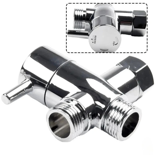 3 Way Shower Head Diverter Valve G1/2 Three Function Switch Adapter Connector Head faucet Bathroom Accessories 3 Way Shower Head