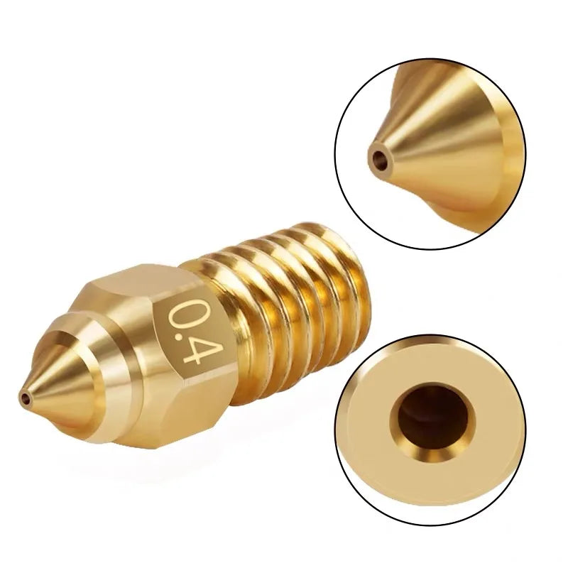 3D Printer High Speed Nozzle For ENDER 7 Spider Ender 3 V3 SE ender 5 S1 0.2 0.4 0.6 0.8 1.0mm 3D Printer Parts Nozzle 3/5/10pcs