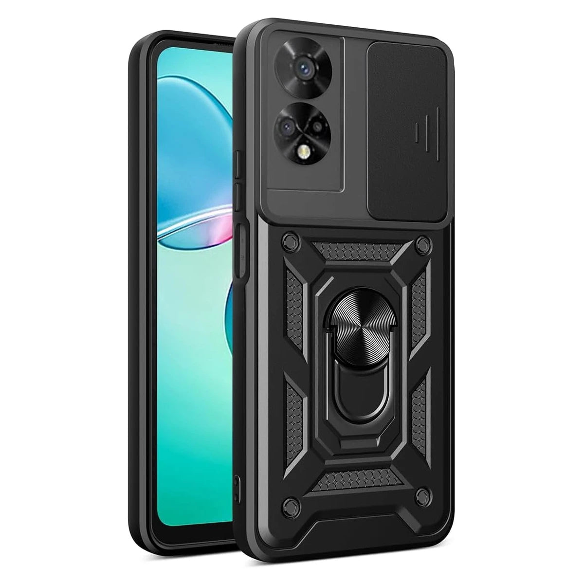 Armor Case For TCL 50 SE 40 SE 4G Cover Lens Protection With Ring Magnetic Holder Coque Fundas