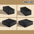 〔White〕Drawer Underwear Socks Bra Storage Box Clothes Storage Organizer Underwear Bag Wardrobe Box Cabinet Drawer Organizer