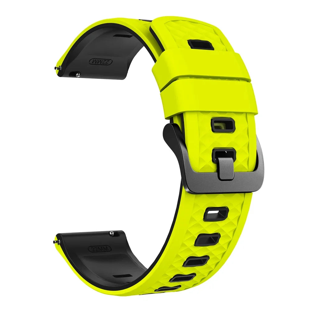 22mm Sport Slicone Strap For OnePlus Watch 3 2 2R 46mm Soft Bracelet For OPPO Watch X X2 4 Pro/Mi Watch 2 Pro S4 S3 S1 Watchband