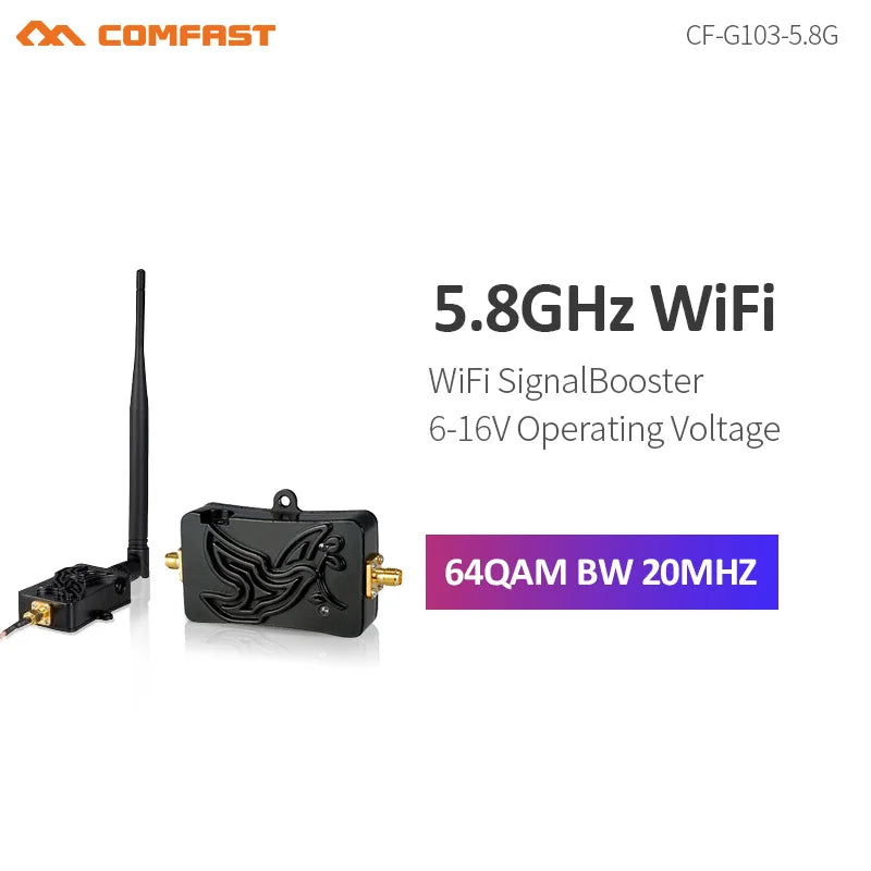 Comfast 2.4/5GHz WiFi Booster 4/5W Signal Repeater Wireless Repeater for WiFi Router Accessories Antenna Wifi Power Amplifier
