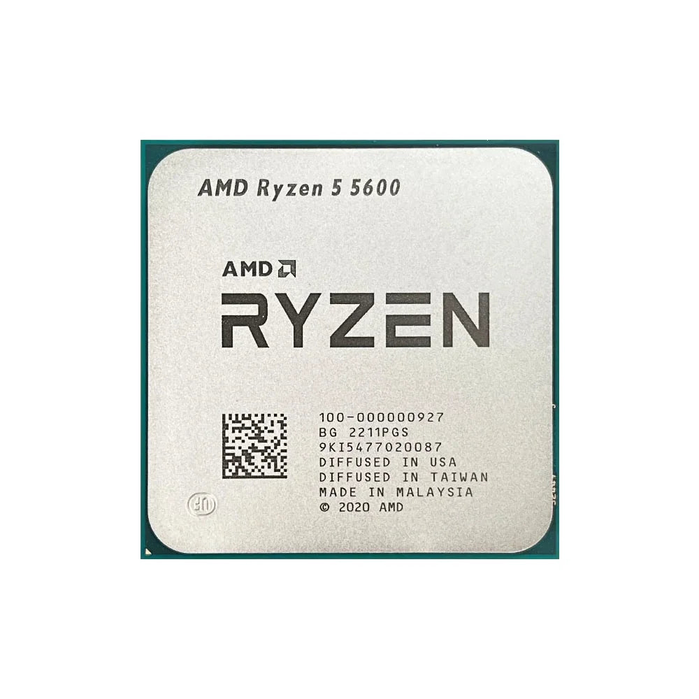 AMD Ryzen 5 5600 3.5GHz NEW L3=32M Processor 7NM 65W 6-Core 12-Thread R5 5600 Socket AM4 DDR4 but No Fan