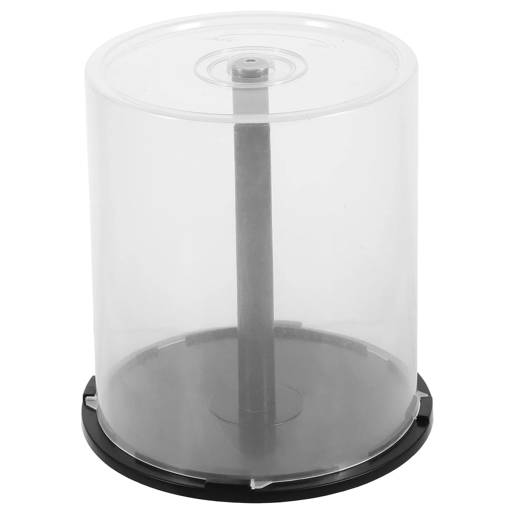 CD Storage Bin Clear Dvd Cases Bucket Cd/dvd Holders Empty Bracket Container Organizer