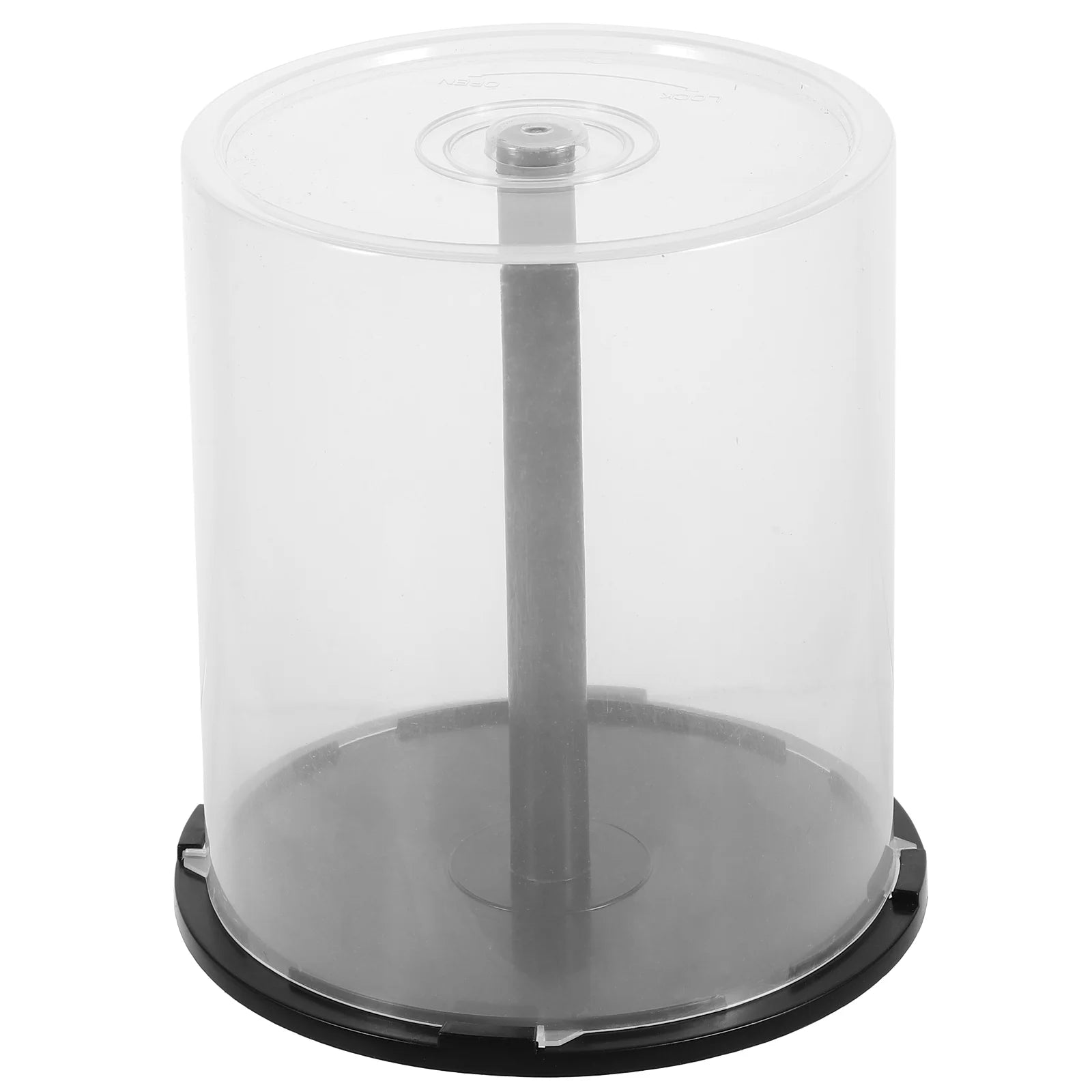 CD Storage Bin Clear Dvd Cases Bucket Cd/dvd Holders Empty Bracket Container Organizer