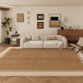 Modern Light Luxury Living Room Carpet Brown Print Bedroom Bedside Rug Soft Sofa Coffee Table Floor Mat Home Decor 러그 Alfombra