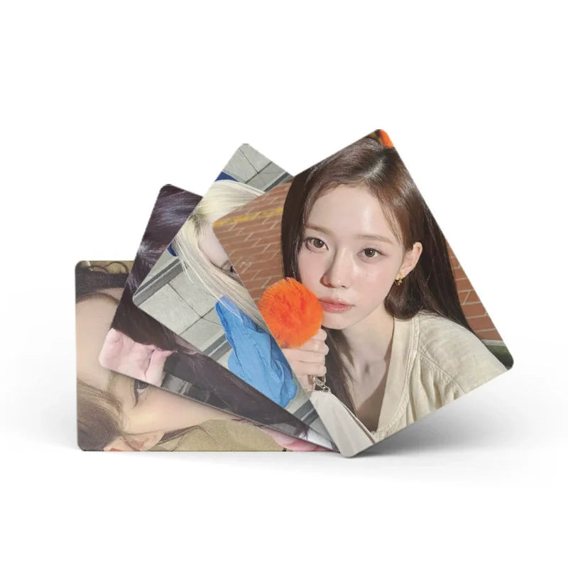 50Pcs/Set Kim Minjeong Laser Lomo Card Korean Star WINTER Mini Postcard HD Photocard Fans Collection Cards