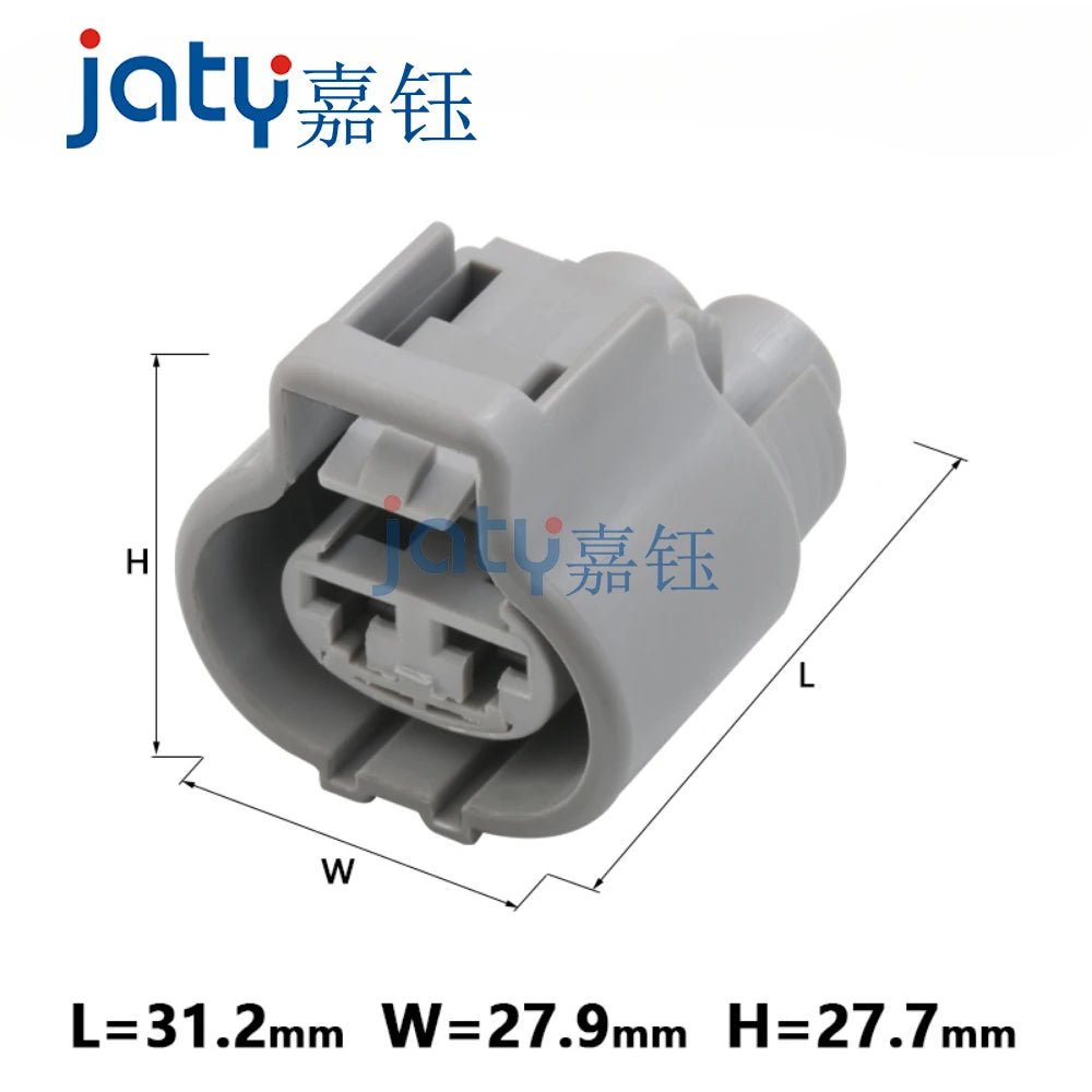 JATY 1sets DJ7021Y-4.8-11/21 RAV4 Fan Plug Male and Female Waterproof Connectors 176143-6 176146-6