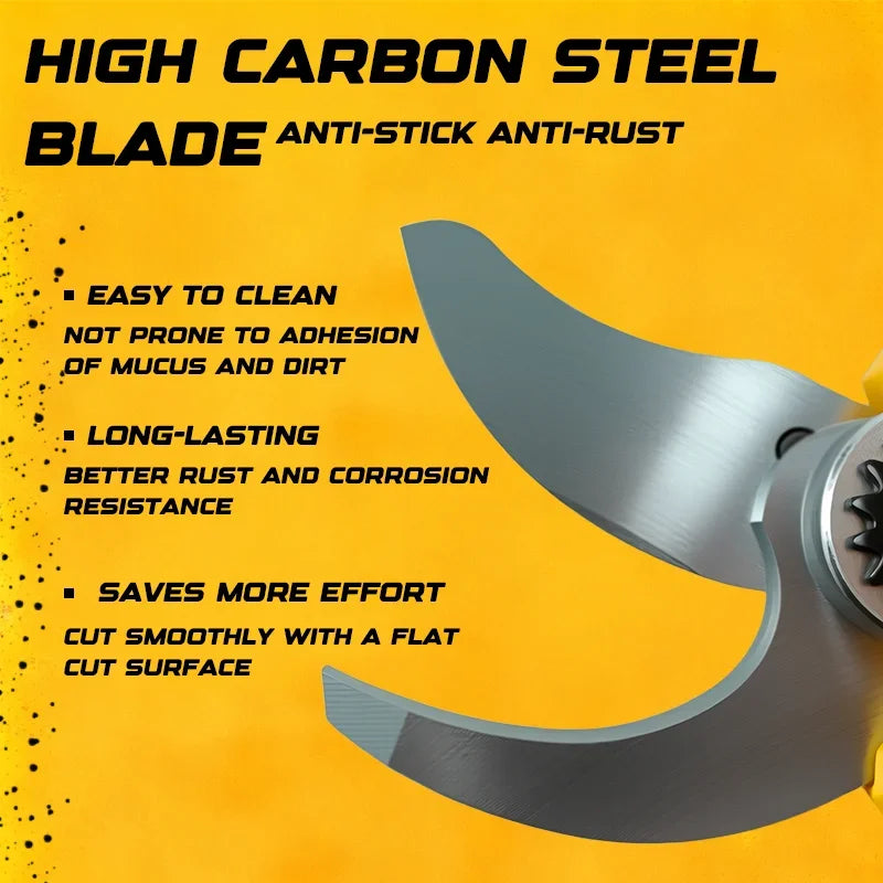 Brushless 50mm Electric Scissors For Dewalt 20V Battery Pins Cordless Fruit Tree Bonsai Electric Pruning Shear