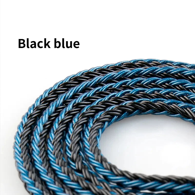 KBEAR ST16 Crystal 16 Cores Upgrade Cable 5N Single Copper Silver-plated 2PIN/MMCX/QDC Earbuds Connector For KS1 Star River Lark