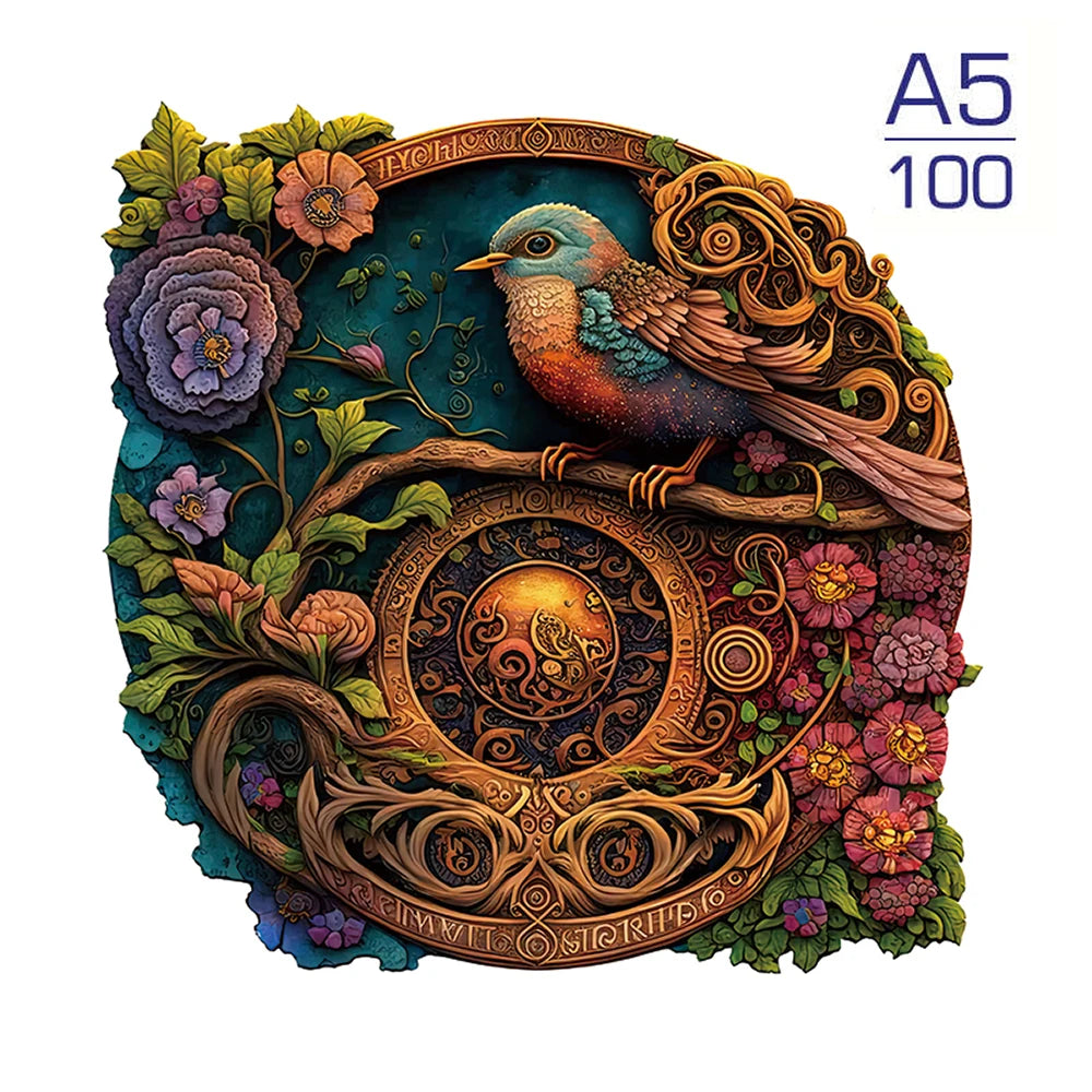 Mysterious 3D Wooden Puzzles Lion Unique Animals Shape DIY Educational Toys Gifts Wooden Jigsaw Puzzle Games For Kids Adults