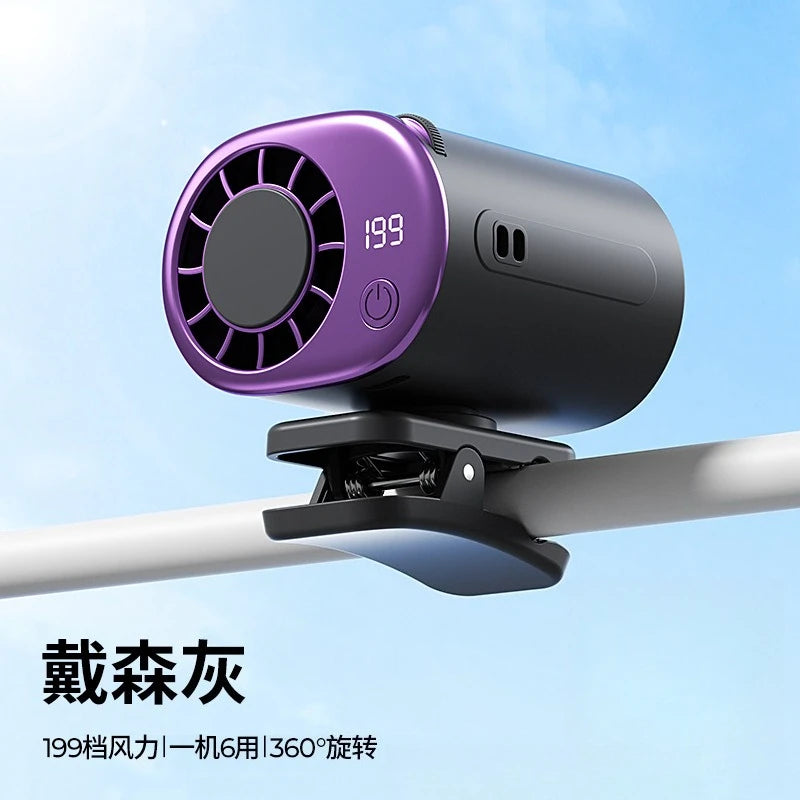Portable Fans Convenient Creative Small Fan Pocket Hand-held Fan Lightweight Handheld Mini Fans for Outdoor Camping Clip Fans