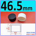  White Silicone rubber cover round steel pipe sleeve end protective cap anti-collision and high temperature resistant 3~68.5mm