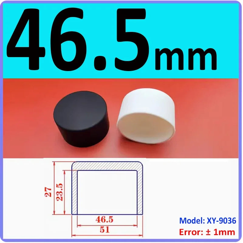  White Silicone rubber cover round steel pipe sleeve end protective cap anti-collision and high temperature resistant 3~68.5mm