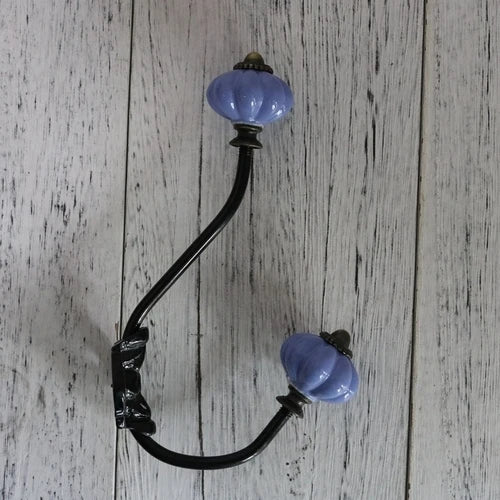 Ceramic Pumpkin Wall Mounted Coat Hooks Various Colors Home Decorative Hooks for Hanging Clothes Bags Towel Hangers Curtain Rack
