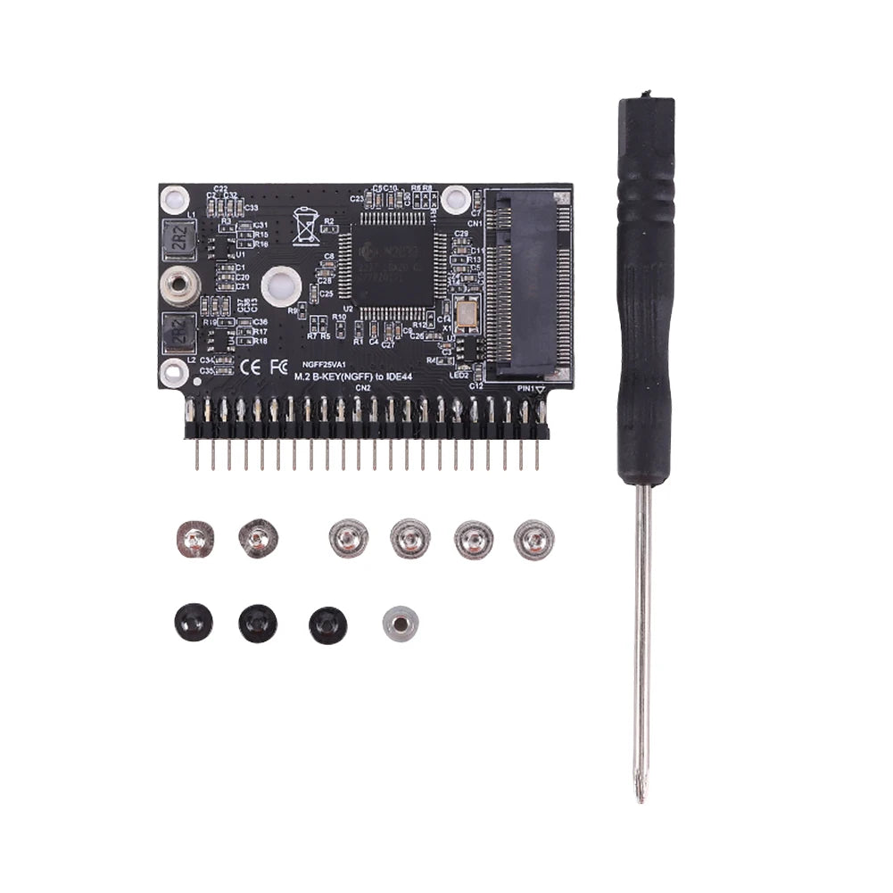 M.2 NGFF SATA SSD To 2.5inch IDE 44pin Adapter Converter Card 150MB/s M.2 NGFF SATA SSD To 2.5 IDE SATA SSD Converter for Laptop