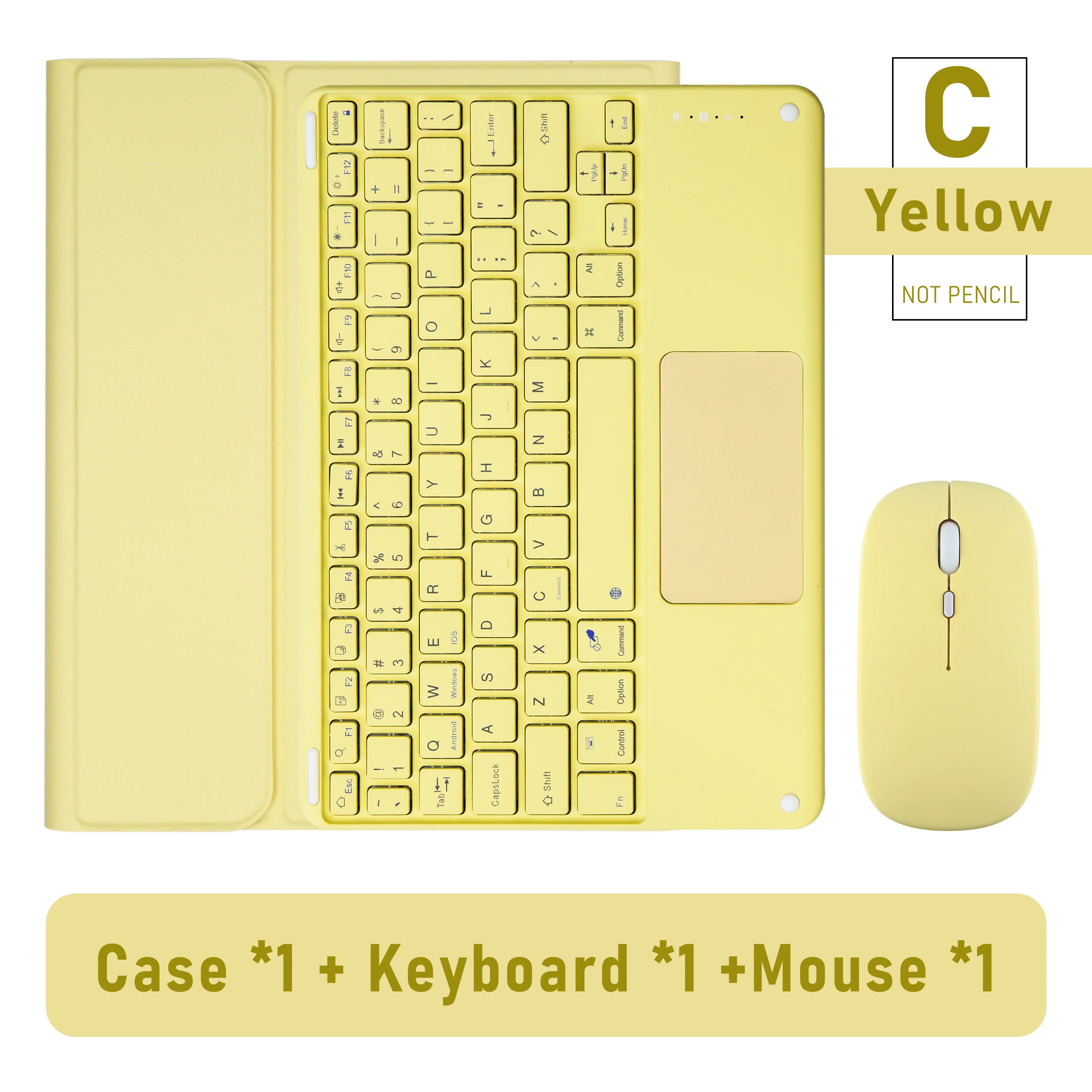 Keyboard Wireless Mouse Magic For iPad Pro 13 11 Case M5 M4 2026 M3 Air 13 11 5 4 10.2 9 8 7 Generation Case Bluetooth Keyboard