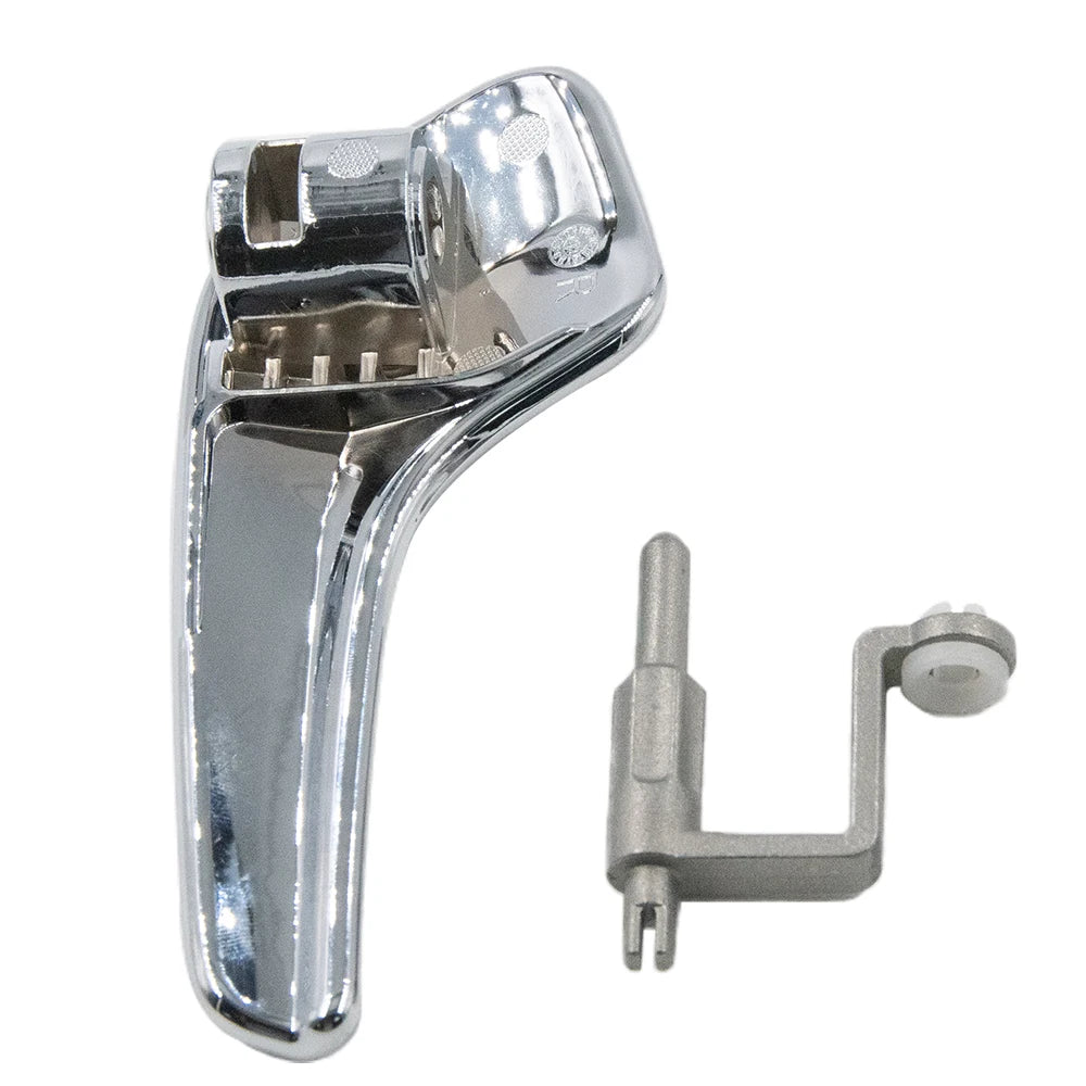 Aluminum Plated Plastic Stainless Interior Door Handle For Opel Corsa D 2006-2014 13297814 13297813 Left Right Doors
