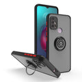 Funda For Motorola G10 G20 G30 Case Shockproof Armor Magnetic Holder Ring Case For Moto G31 G41 G51 G71 Hard PC Matte Back Cover