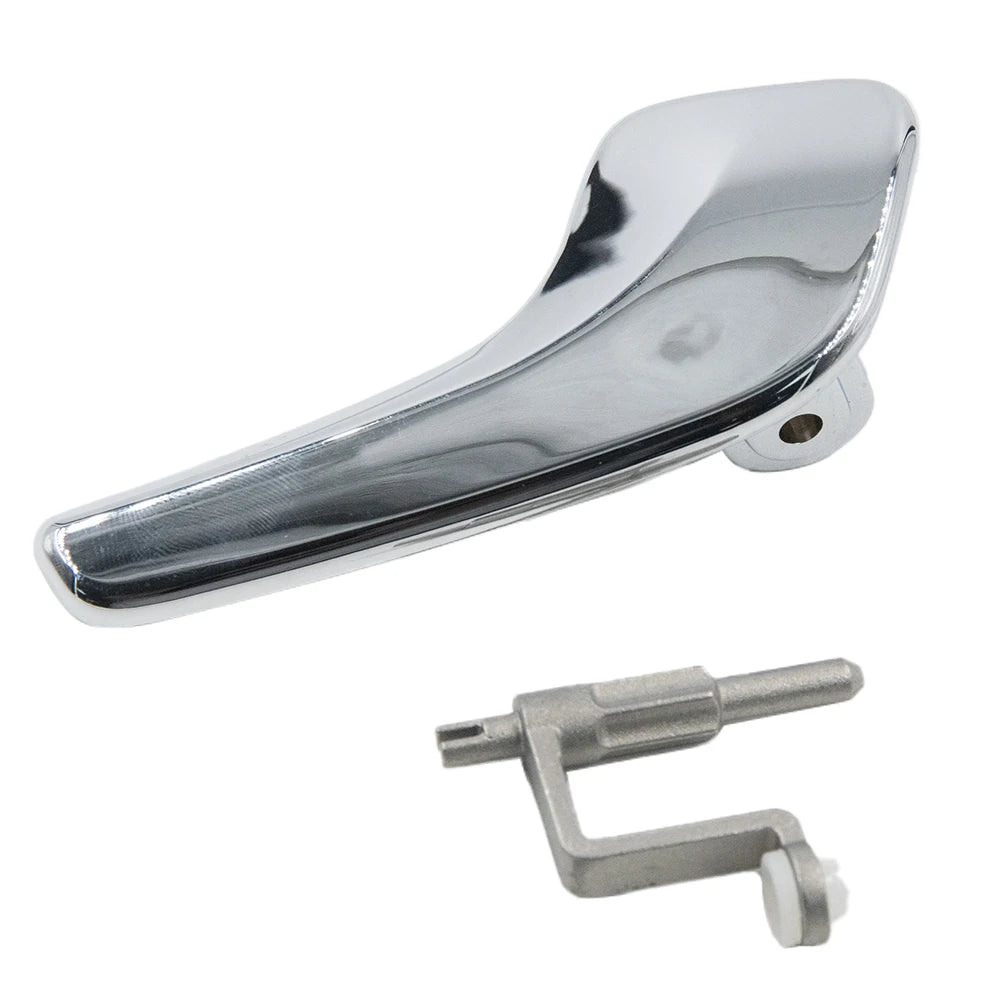 Aluminum Plated Plastic Stainless Interior Door Handle For Opel Corsa D 2006-2014 13297814 13297813 Left Right Doors