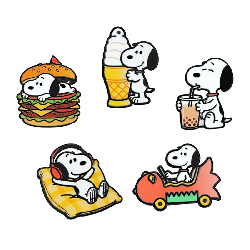 2026 Leisure and Sports Dog Cute Enamel Pin Set Cartoon Brooch Lapel Pins for Backpack Clothes Badge Cute Fans Gift