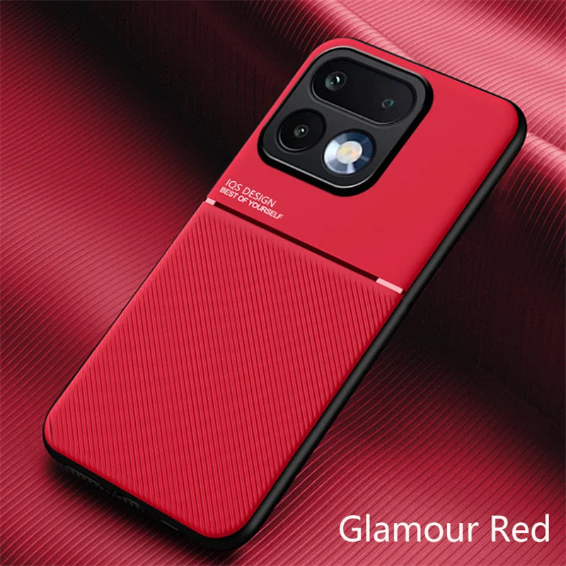 Soft Frame Cover For Realme 16 Pro 5G Case Leather Car Magnetic Holder Funda for Realme 16 Pro Plus 16Pro TPU Shockproof Coque