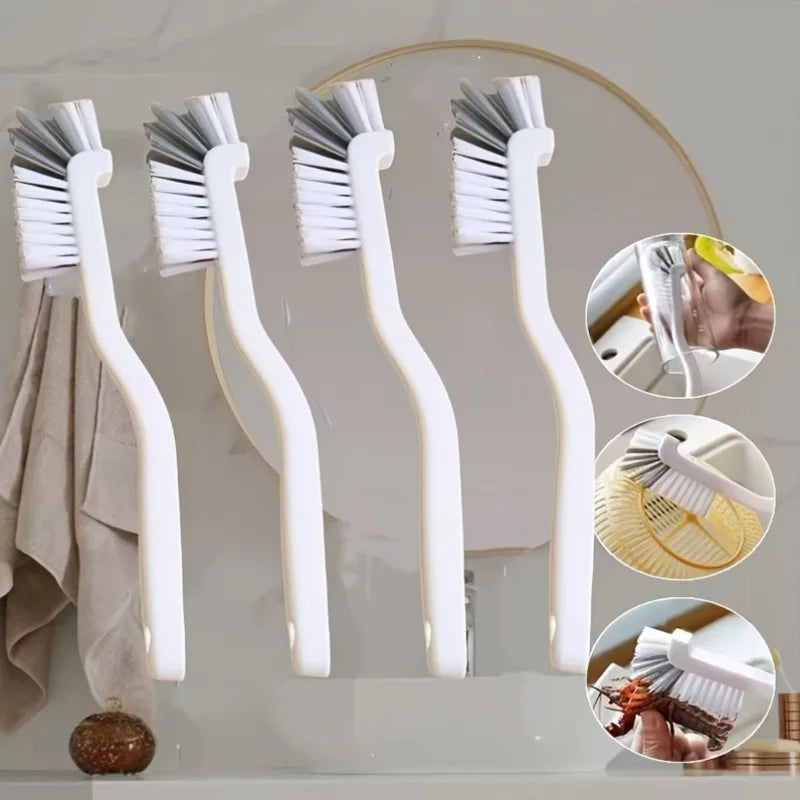 Long Handle Cleaning Brush,Multi-Functional No Dead Angle Brushes,Manual Durable, Kitchen Bathroom Outdoor Cups Blenders Bottles