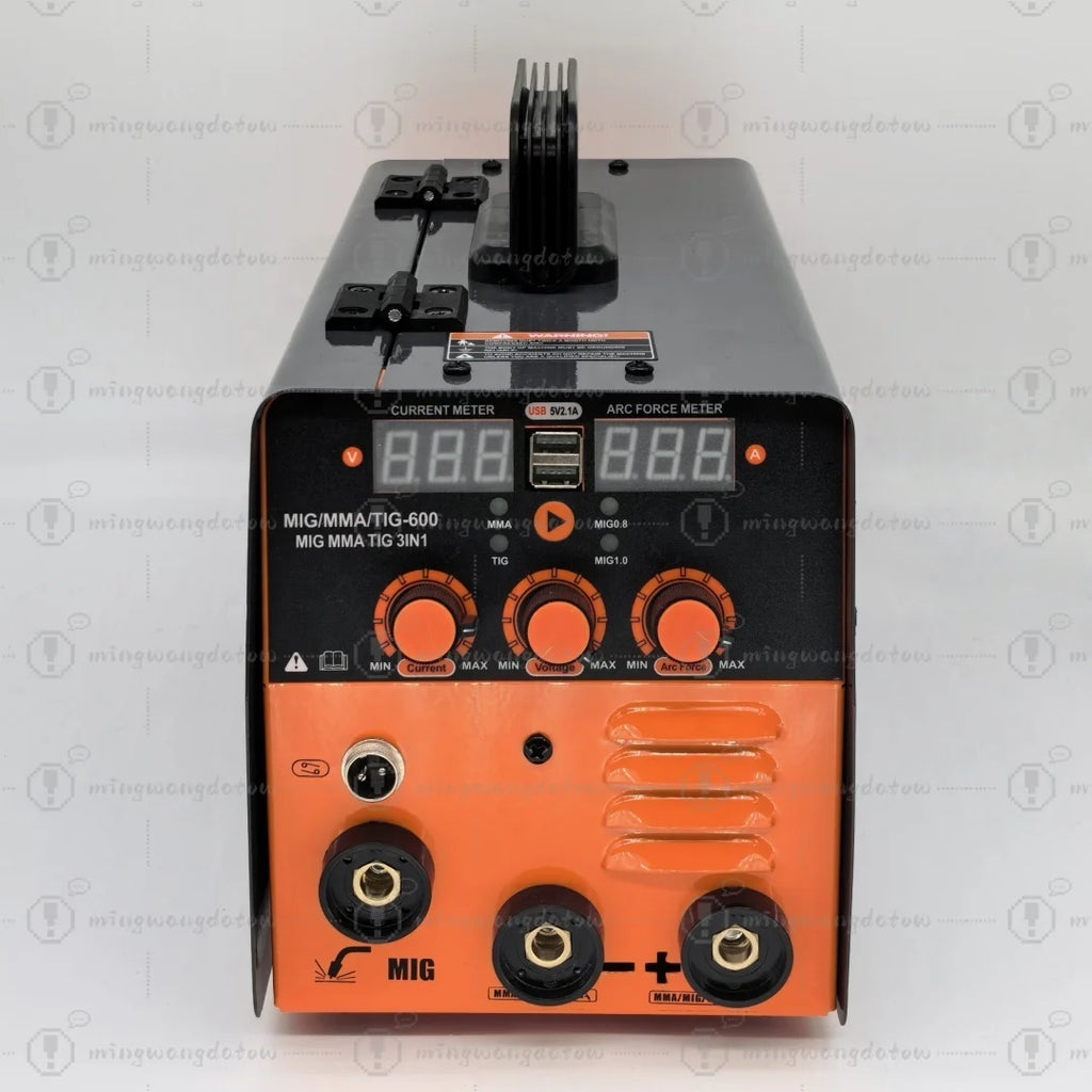 2025 New Model 220V MIG Welders Portable IGBT Inverter Arc Welder USB 3 In 1 Gasless MIG/MMA/LIFT TIG Welding Machine 600 Amp