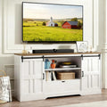 69" Fluted TV Stand Storage Console 3 Drawers & Doors Faux Marble Top Blue Customized