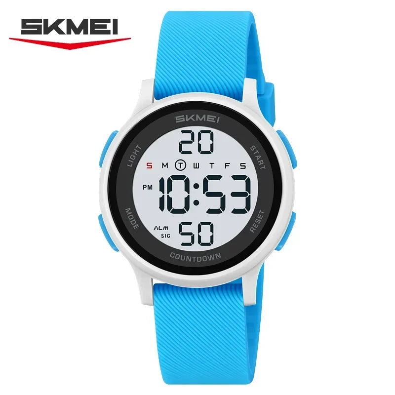 SKMEI 2427 Colorful Children Digital Kids Wristwatches Waterproof Sport Child Electronic Watch Boy Girl Shockproof Montre Enfant
