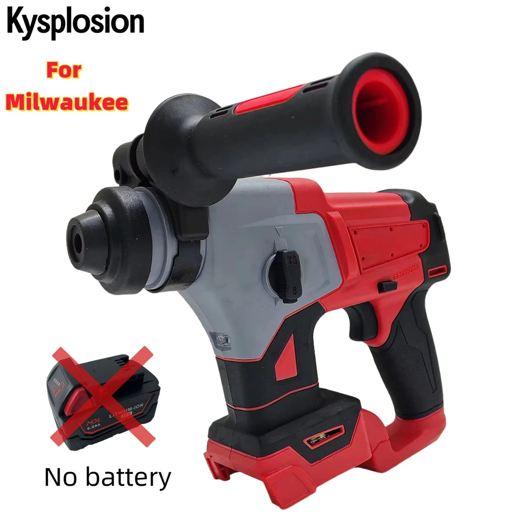 24MM Brushless Cordless Hammer Drill High Power Rotary Hammer Impact Drill Electric Jackhammer drill For Milwaukee M18 battery